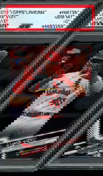 2017 Topps Chrome Update #HMT36 Luke Voit PSA 10 GEM MINT