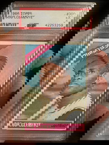 1966 TOPPS BOB CLEMENTE #300 PSA 5