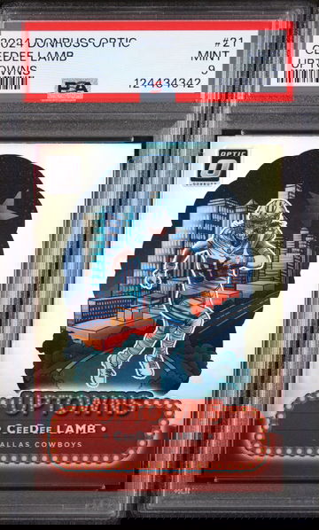 2024 Panini Donruss Optic Ceedee Lamb #21 PSA 9