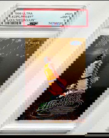 1998 Fleer Ultra Kobe Bryant Gold Medallion PSA 9 #61G
