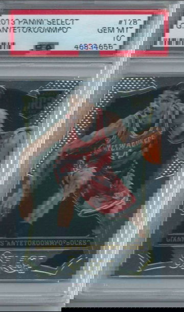 2013 Panini Select Giannis Antetokounmpo #178 RC PSA 10