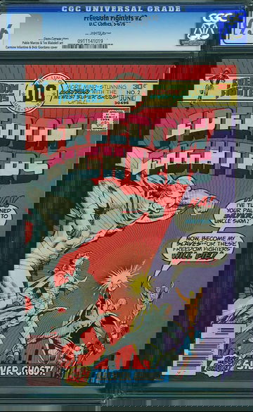 FREEDOM FIGHTERS #2, CGC 9.6 NM+