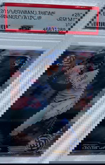 2019 Bowman Chrome Fernando Tatis Jr. #26 PSA 10 GEM MINT