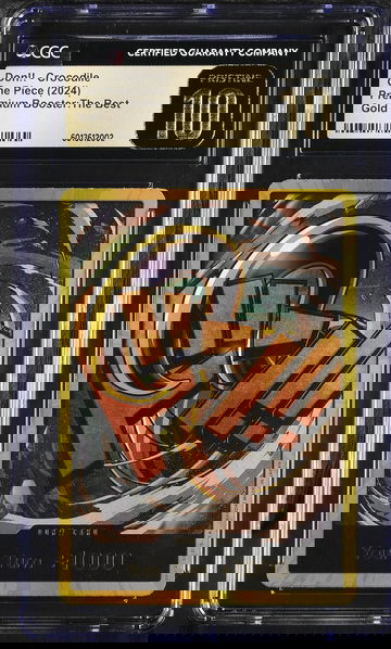 2024 Bandai Premium Booster The Best Gold Crocodile #NNO CGC Pristine 10