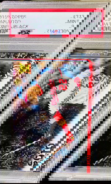 2019 Juan Soto Gold RC Black /67 PSA 9 POP 2