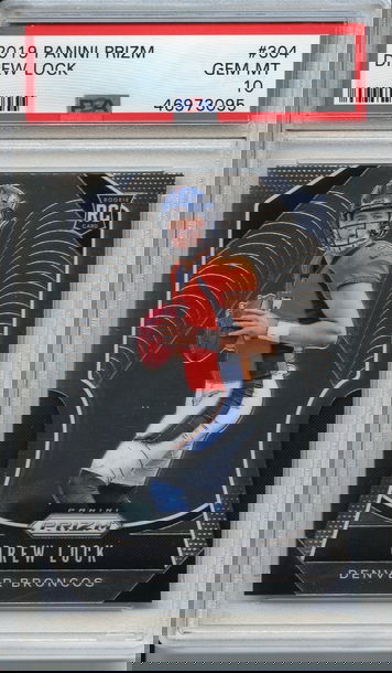 Drew Lock 2019 Panini Prizm Rookie PSA 10