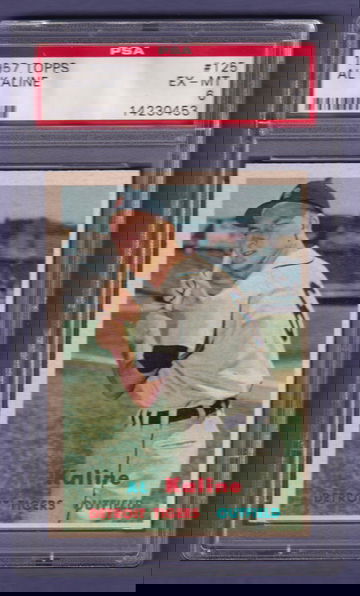 1957 Topps #125 Al Kaline PSA 6
