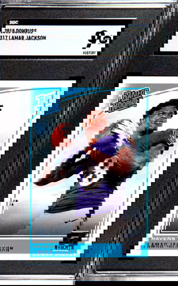 Lamar Jackson 2018 Donruss 