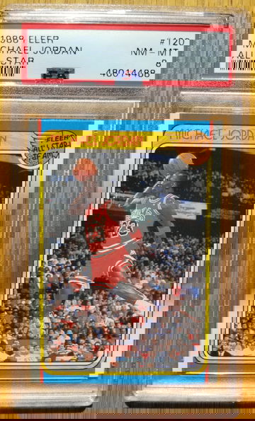 1988 Fleer #120 Michael Jordan PSA 8 NM - MT