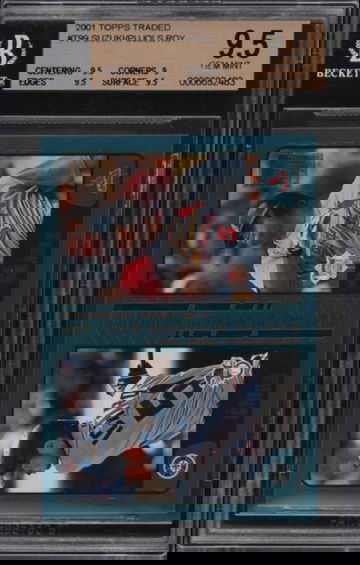 2001 topps traded Ichiro Pujols