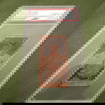 2023 topps t206 Anthony volpe high series wood paper stock psa 10 pop 1