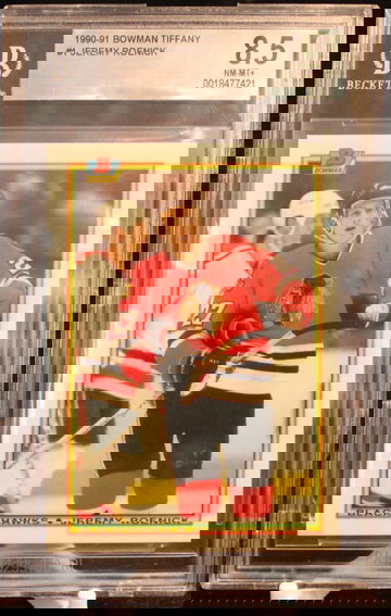 1990 Bowman Tiffany Jeremy Roenick #1 (RC) BGS 8.5