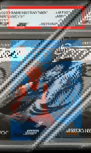 Dereck Lively II 2023 Panini MyCity Rookie NBA #MY-30 Basketball Card PSA 9 Mint