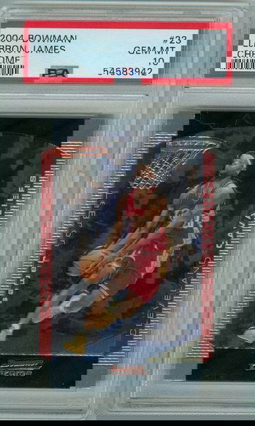 LeBron James 2004 Bowman Chrome #23 PSA 10 