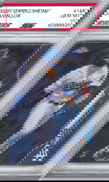 2020 Topps Chrome Gavin Lux PSA 10 Gem Mint