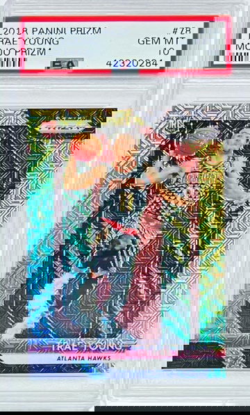 2018 Panini Prizm Trae Young Mojo /25 PSA 10