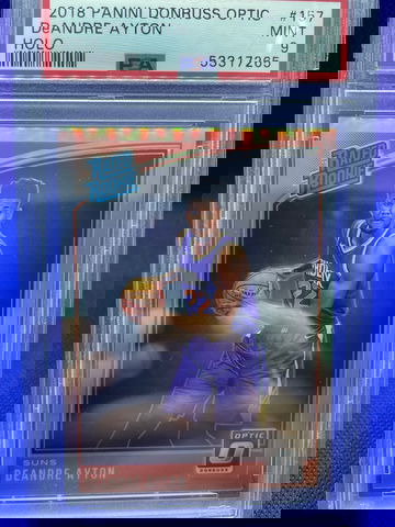 2018-19 Panini Donruss Optic Silver Holo DeAndre Ayton Suns PSA 9 Mint