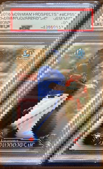 2016 Bowman Chrome Vladimir Guerrero Jr PSA 10
