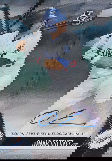 2021 Bowman Platinum Omar Estevez #TOP-51 Autograph