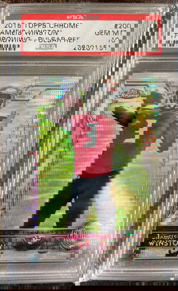 2015 JAMIES WINSTON TOPPS CHROME THROWING PULSAR REFRACTOR GEM MT 10