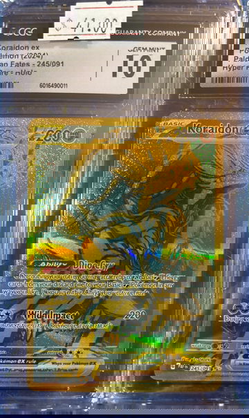 2024 Koraidon ex Paldean Fates 245/091 Hyper Rare CGC 10 Gem Mint