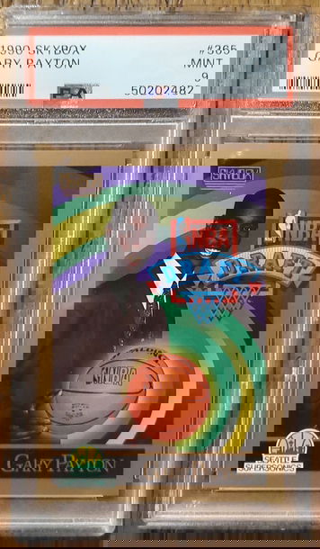 1990 SkyBox Gary Payton #365 PSA 9