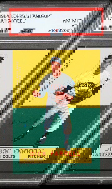 1964 Topps Stand-Ups Dick Farrell #24 PSA 8