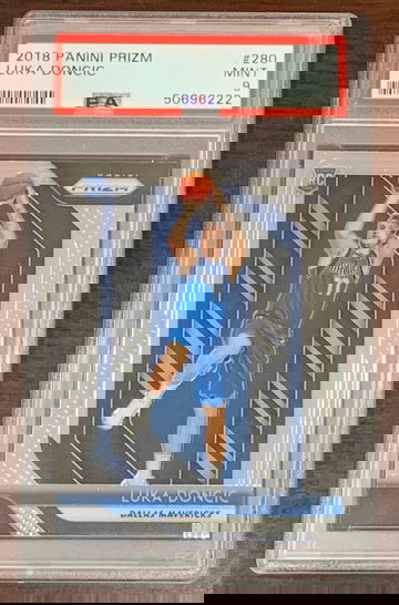 2018 Prizm Luka Doncic PSA 9