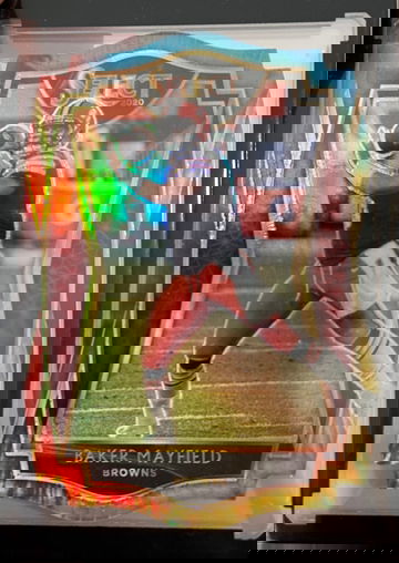 2020 Select Baker Mayfield Premier Level Tie Dye Diecut 