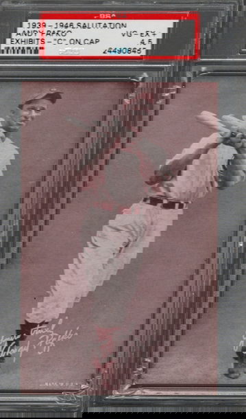 1939-1946 Exhibits Andy Pafko - "C" on Cap - PSA 4.5 VG-EX+