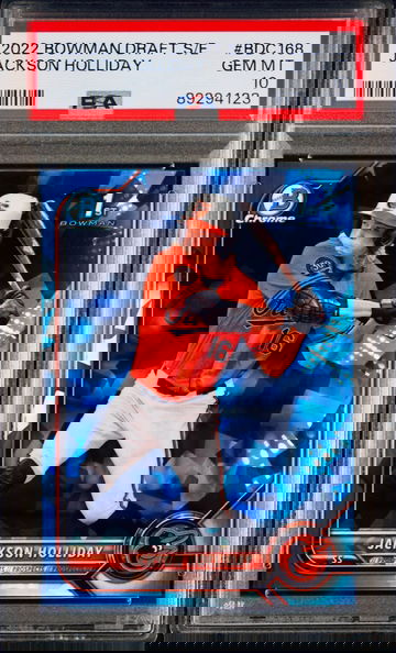 2022 Bowman Sapphire Chrome Jackson Holliday #BDC168 PSA 20