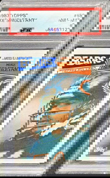 1987 Topps Mike Singletary #58 *PSA 8 NM-MT* - 7x All-Pro Bears HOF LB