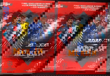 2021 Topps UEFA Champions League Blaster Box lot of 2 