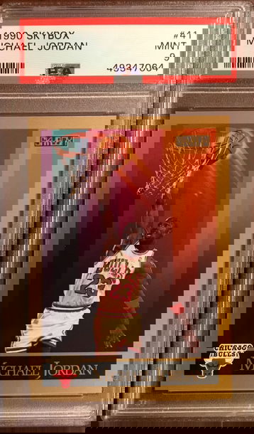 1990 Skybox #41 Michael Jordan PSA 9