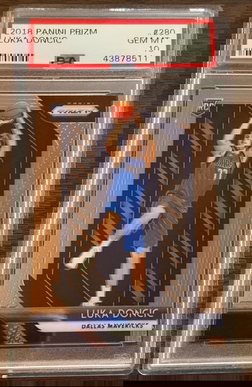 2018 Panini Prizm Luka Doncic #280 PSA 10 Gem Mint