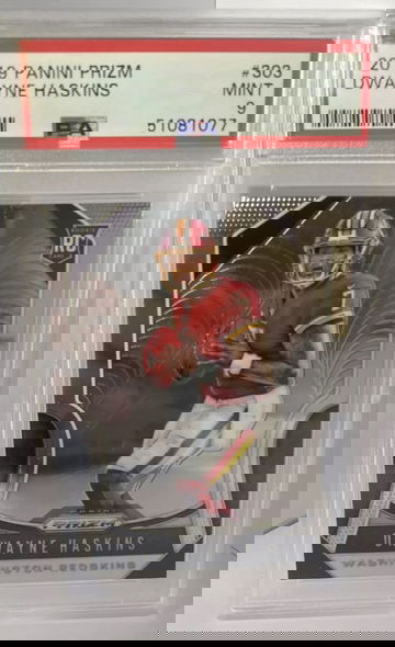 2019 prizm dwayne haskins psa 9
