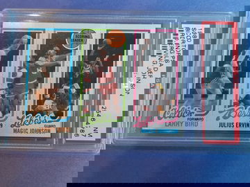 1980 Topps Larry Bird Magic Johnson Rookie RC