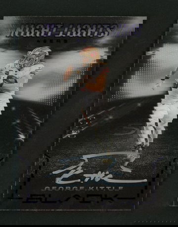 2023 Panini Black #NLS-GK George Kittle Night Lights /10 Auto