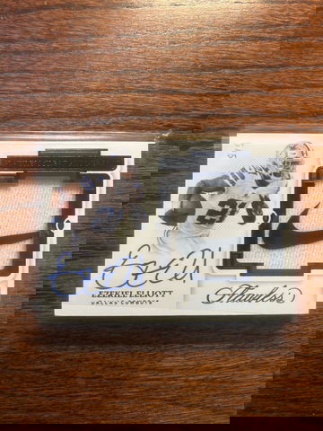 2022 Flawless Ezekiel Elliott 2021 Cleat Auto Nike Swoosh #/5 Cowboys