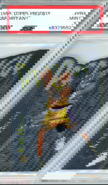1999 TOPPS PRODIGY KOBE BRYANT #PR4 LA LAKERS MAMBA PSA 9 MINT
