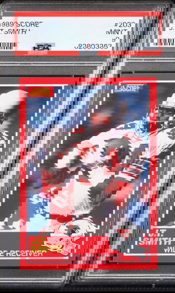 1989 Score J.T. Smith #203 Phoenix Cardinals - PSA 9