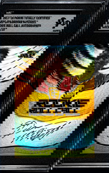 2017-18 Donovan Mitchell Rookie Roll Call Auto Gold 7/10