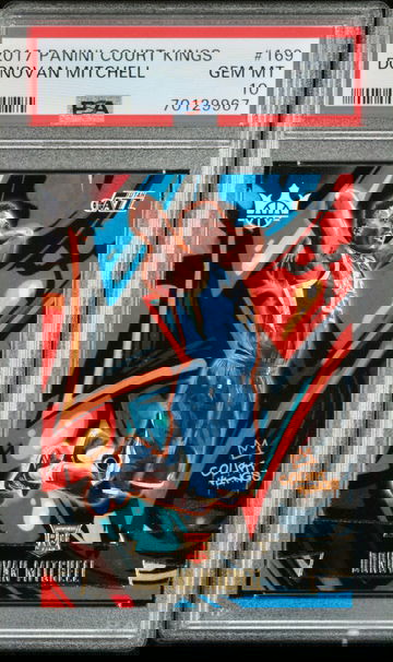 DONOVAN MITCHELL 2017 Panini Court Kings #169 Level III Rookie RC PSA 10 Gem Mint SP