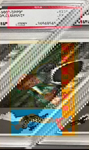 1960 TOPPS #326 ROBERTO CLEMENTE PSA 5 EX 