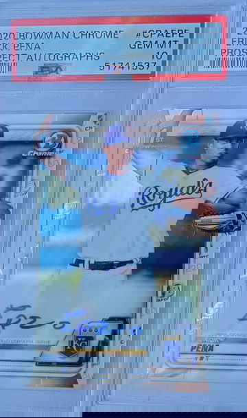 2020 Bowman Chrome Erick Pena Auto PSA 10