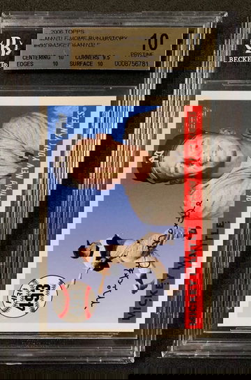 BGS 10 POP 1 MICKEY MANTLE 2006 TOPPS MANTLE HOME RUN HISTORY #493 YANKEES - DHL Express Air 6-8 Days with Tracking