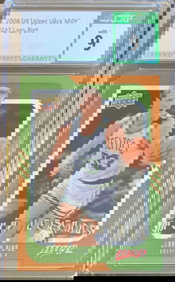 2008-09 Upper Deck MVP Basketball Legends #242 Larry Bird - Graded CSG 9 Mint MT