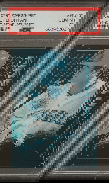 2019 Topps Fire #FIU-15 Fired Up - Blue Chip PSA 10