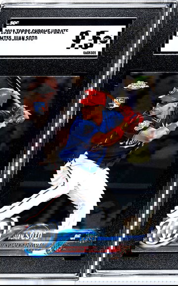 2018 Topps Chrome Update HMT55 Juan Soto SGC 9.5