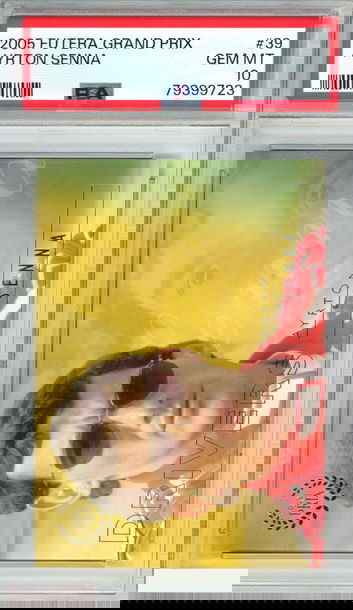 2005 FUTERA GRAND PRIX AYRTON SENNA #39 PSA 10 GEM MT